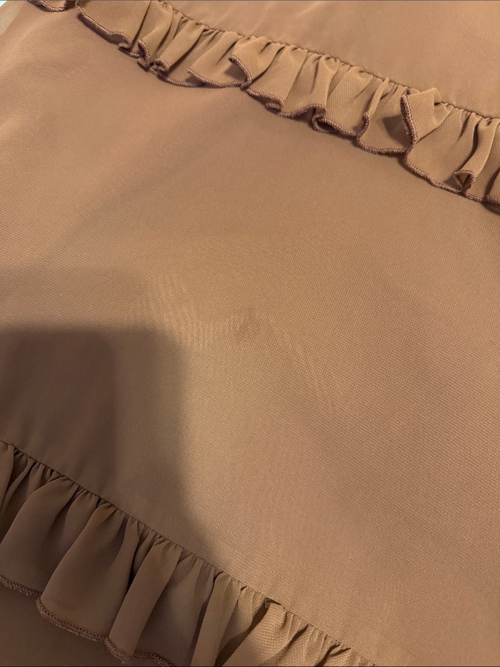 Revelry Rust Ruffle-Tiered Maxi Dress - Picture 5 of 8